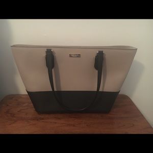Kate Spade medium tote taupe/black